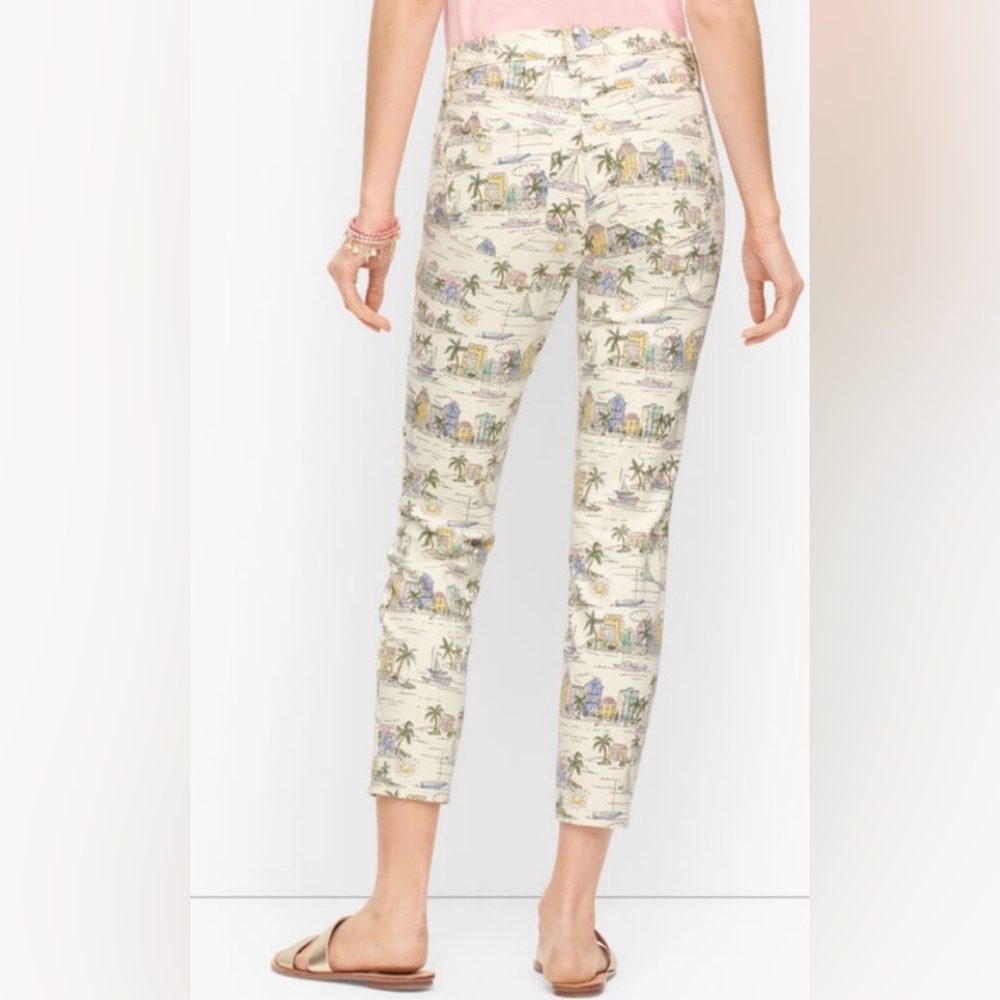 Talbots Cropped Curaçao Jeggings Womens Size 6 Petite - Picture 3 of 8